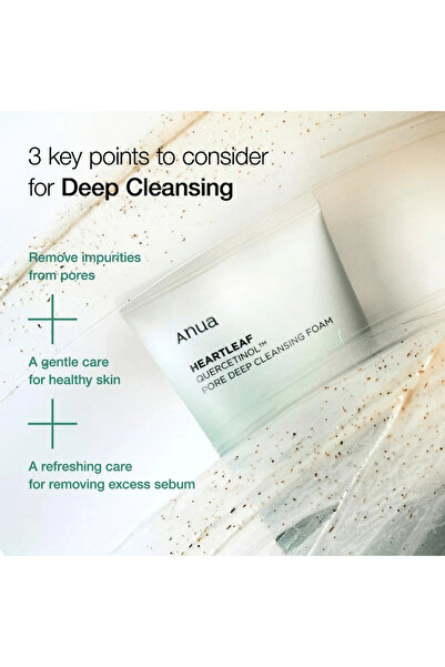 ANUA Heartleaf Quercetinol Pore Deep Cleansing Foam 150ml