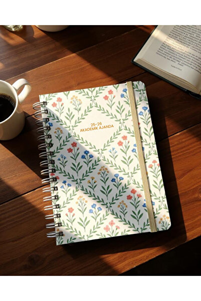 Chi-Chi Papers Academic Agenda 2025-2026 |   A5 Spiral – Sticker – Handmade