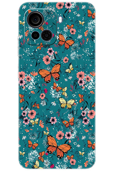 CASPER Via F30 Uyumlu Kılıf Desen Baskılı Silikon Kelebek STK:680 CP-RHreRj8