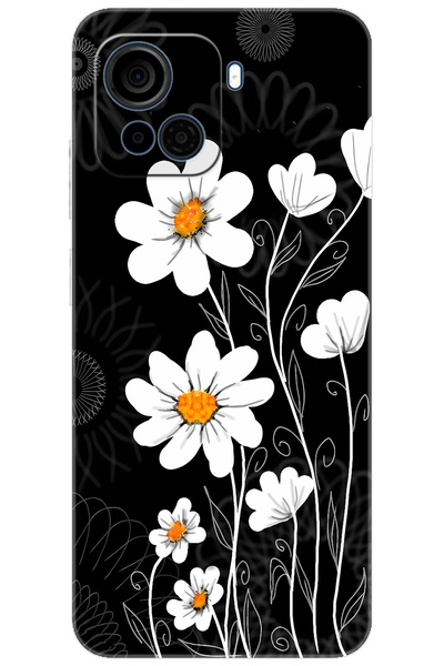 CASPER Via F30 Uyumlu Kılıf Desen Baskılı Silikon Papatya STK:693 CP-F7egQ9D