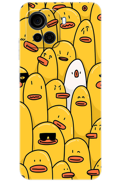 CASPER Via F30 Uyumlu Kılıf Desen Baskılı Silikon Cool Ördek STK:650 CP-YB7Fffy