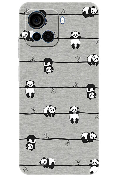 CASPER Via F30 Uyumlu Kılıf Desen Baskılı Silikon Pandalar STK:751 CP-IFq0eGk