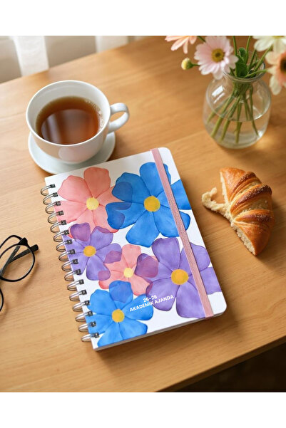 Chi-Chi Papers Academic Agenda 2025-2026 | A5 Spiral – Sticker – Handmade