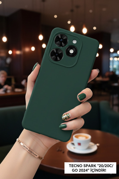 cepmoda TECNO SPARK "20/20C/GO 2024" kılıf | Esnek ince Silikon Kapak Slim Ca...