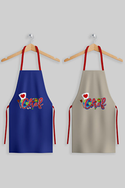 AYSHOME Ays Home Chef Kitchen 2-Piece Kitchen Apron Set