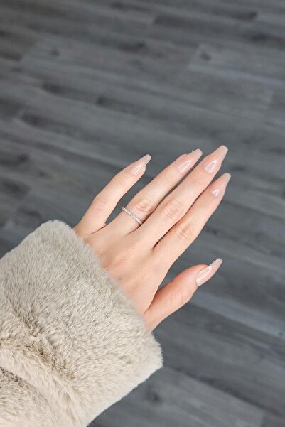 CARAT STONE Pırlanta Işıltılı Gerçek Gümüşten, Kadın Tamtur Yüzük