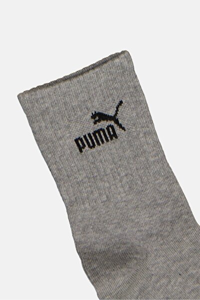 Puma Men 1 Pair Sport Short Socks, Drizzle Melange