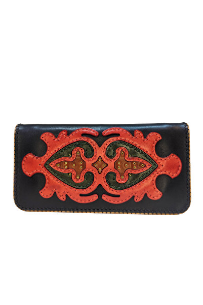 GÖN Handmade (Handmade) Multi-Compartment Genuine Leather Women's Wallet Isfahan 40020