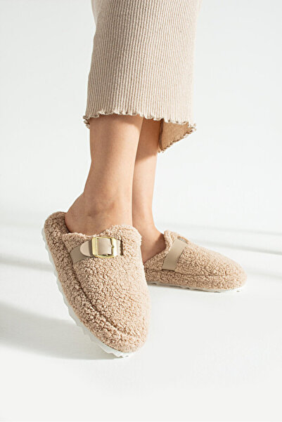 STOCON Buckle Towel Winter Women's House Slippers Dowry Bundle Slippers Winter Slippers Stc1164