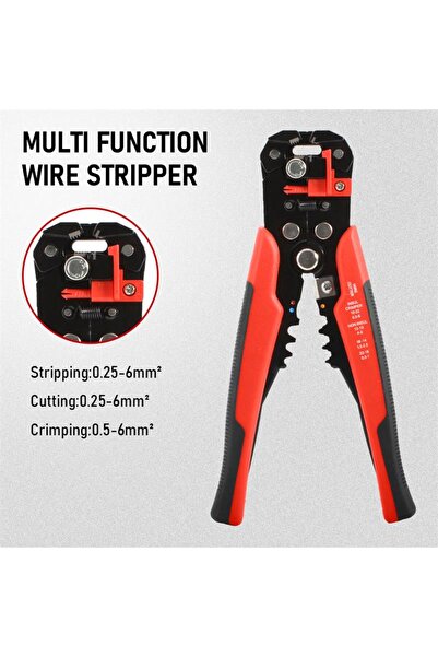 Choice Q001 Professional Electrician Wire Tool Cable Wire Stripper Cutter Crimper Automatic Crimping Stripp