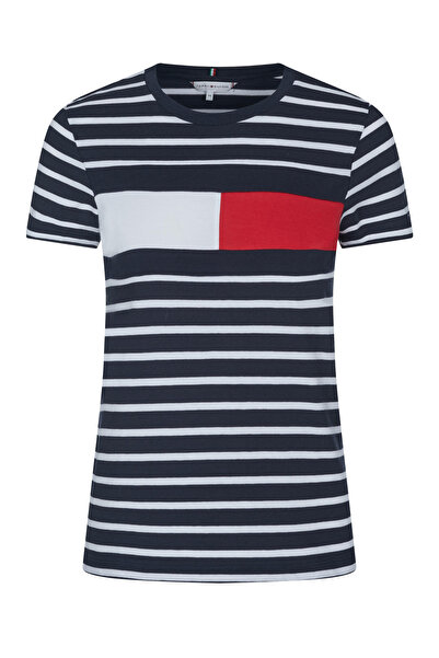 Tommy Hilfiger Rundhals T-Shirt für Damen