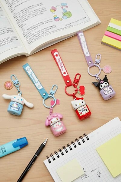 Miniso Sanrio Lisanslı Can Serisi Anahtarlık - Kuromi - My Melody - Hello Kit...