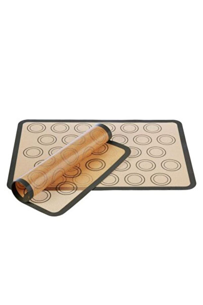 sharpdo Silicone Baking Mat Brown/Grey 42x29.5cm