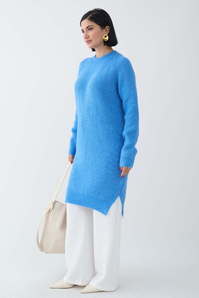 InStyle Μπλε τουνίκ με γκλίτερ κορδόνι