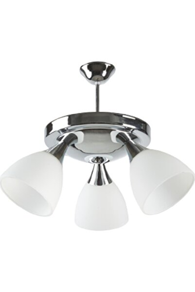demet habek mylights Mylight Modern Spor Üçlü Avize Krom