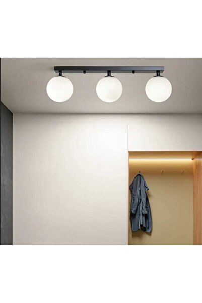 demet habek mylights MYLİGHTS AVİZE RETRO ÜÇLÜ PLOFONYER AVİZE SIRALI ÜÇLÜ E2...