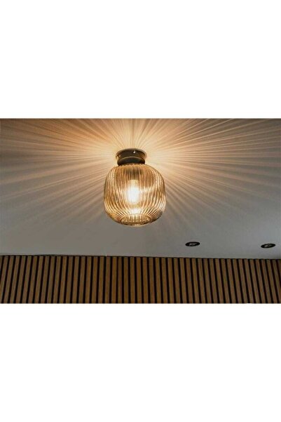 demet habek mylights MYLİGHTS RUSTİK BAL PLOFONYER TAVAN AVİZE AVİZE 20CM RUS...