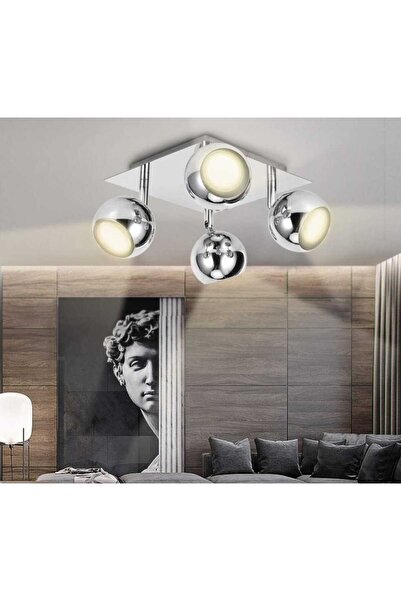 demet habek mylights MYLİGHTS 4lü krom SPOT KÜRE GÜN IŞIĞI AMPULLÜ hareketli ...