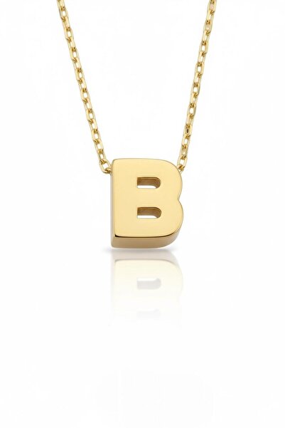 Çgk Çiğdem Gürel Kuyumculuk B Harf Altın Kolye