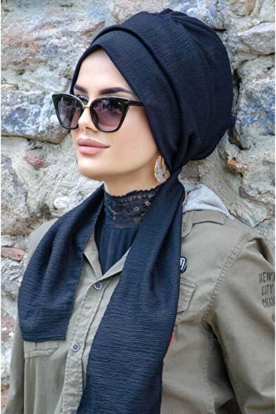 Aişe tesettür Μαύρο καπέλο με σκισίματα