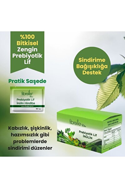 Fibrelle Prebiyotik Lif Zenginleştirilmiş Inülin 30 Şase