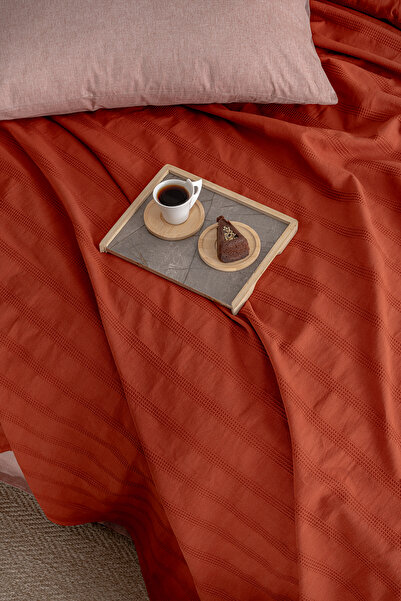 TICOTTO Alaca Double Pique Set, 100% Natural Cotton