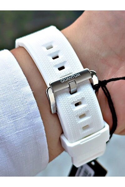 Quantum Fonksiyonlu 10 Atm Su Geçirmez Silikon Kordon Çelik Kasa Köşeli Kadran Erkek Kol Saati 949.461