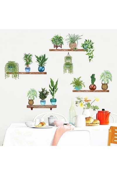 The LOG INVEST Tropical Plants Wall Sticker Model B