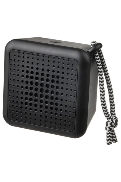 IKEA VAPPEBY Portable Bluetooth Speaker, Waterproof/Black