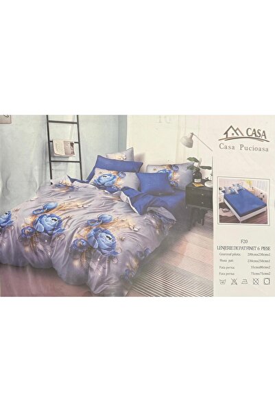 Casa Pucioasa Finet Bed Linen, 6 Piece Set