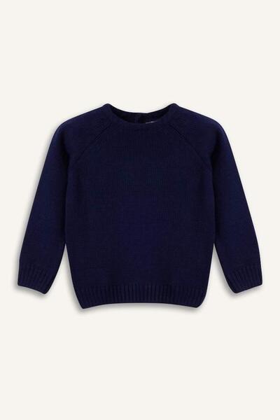 DeFacto Baby Boy Crew Neck Knitwear Sweater (25 Wn)