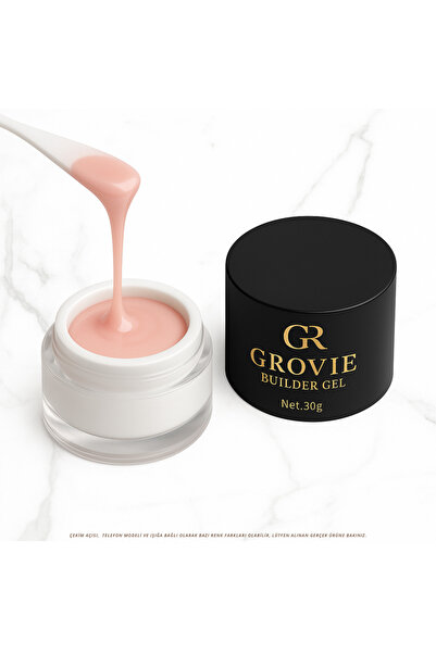 Grovie BUILDER GEL SAKURA PİNK 005 | PROFESYONEL PROTEZ TIRNAK JELİ