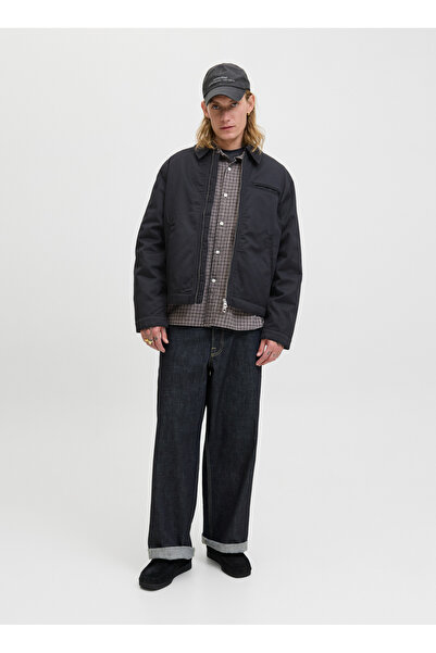 Jack & Jones Siyah Erkek Mont 12282903_JORNORREBRO WORKER JACKET