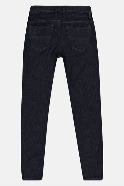 Diesel Men Slim Fit Plain Stretchable Denim, Navy