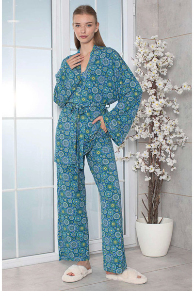 The LOG INVEST Limissi viscose patterned pajama set