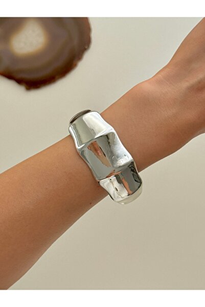 YOUES JEWELRY Kadın Kalın Kelepçe Bileklik Akrilik Kelepçe Bileklik