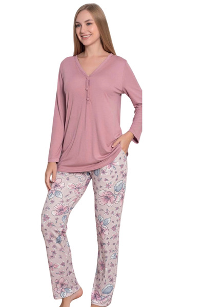 The LOG INVEST Limissi Patterned Malisa Pajamas Set 24408
