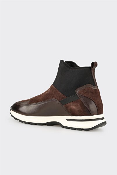 Elle Shoes Kahve Deri Erkek Spor Bot