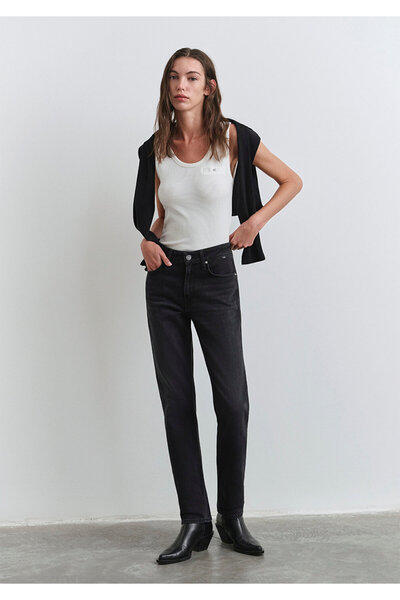 Mavi Rockstar Iconic Dark Gray Smoke Jean Pants 1010762-90529