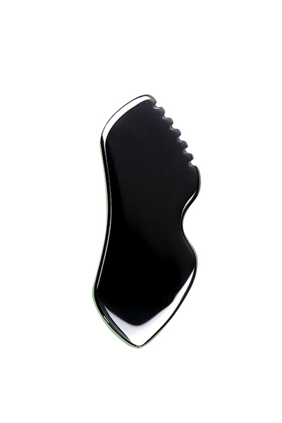 L&Wen أداة غوا شا للوجه من الفولاذ المقاوم للصدأ، أداة تدليك يدوية لتعزيز التصريف اللمفاوي واسترخاء البشرة