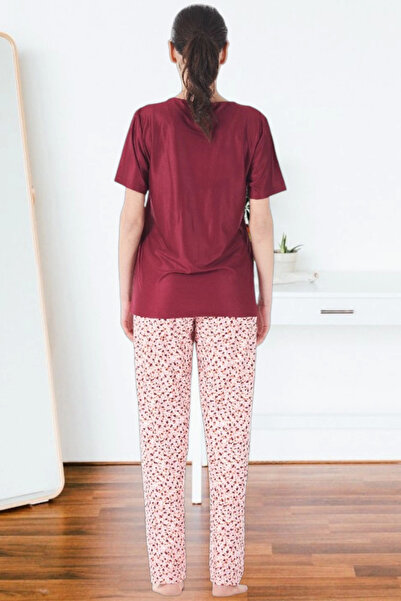 The LOG INVEST Estiva 25165 Women's Marla Floral Short Sleeve Pajama Set