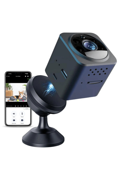 easyCTRL Mini Hidden Camera, Wi-Fi, Magnetic Mount, 360° Support, Night Vision, AS02, easyCTRL®