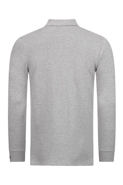 U.S. Polo Assn. Herren Polo langarm Shirt LS Piquet P004