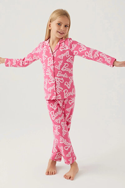 buHillco Arnetta Barbie 1767-g Girl's Waiter Shirt Pajama Set