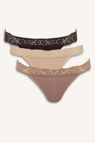 DeFacto Lace Detailed 3-Piece Fall in Love F2124Ax25Au