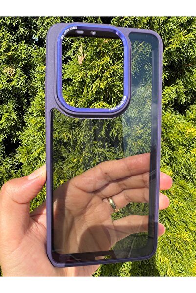 Deppo Trend Xiaomi Mi 14t Pro Compatible Case Black Transparent Clear Camera Surrounding Metal Protective Silicone Cover