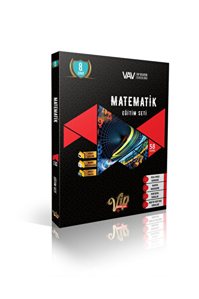 vip yayınları 8. Sınıf Matematik Eğitim Seti