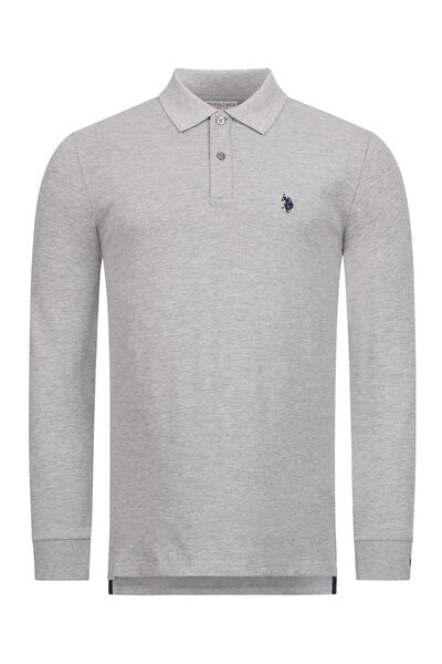U.S. Polo Assn. Herren Polo langarm Shirt LS Piquet P004