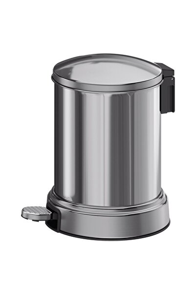IKEA BROFJÄRDEN Waste bin, chrome effect, 4 l