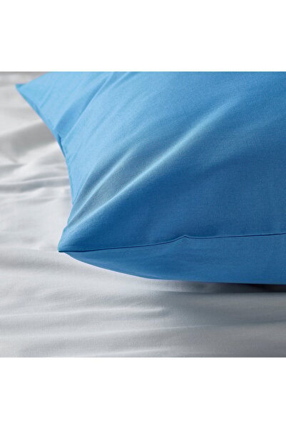 IKEA DVALA Pillowcase, blue, 65 x 65 cm